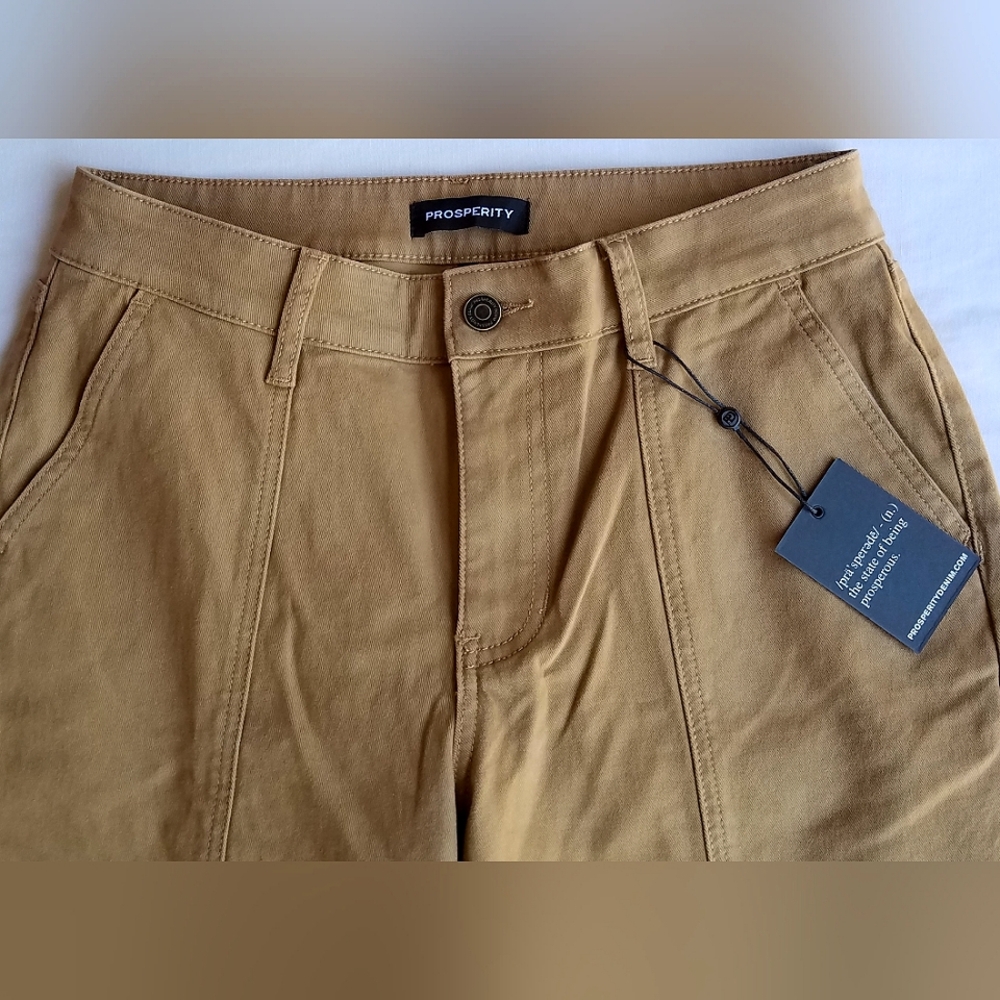 Prosperity Mid Rise Wide Leg Cargo Jeans - Picture 3 of 12